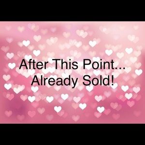 SOLD - ❤️❤️❤️THANK YOU ALL❤️❤️❤️!!!